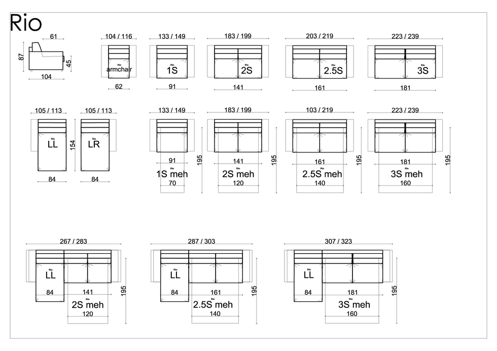 Dimensions